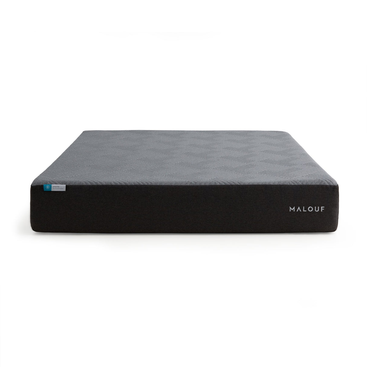 Neve Coolsync Gray Twin XL Mattress by Malouf at Eve Furniture