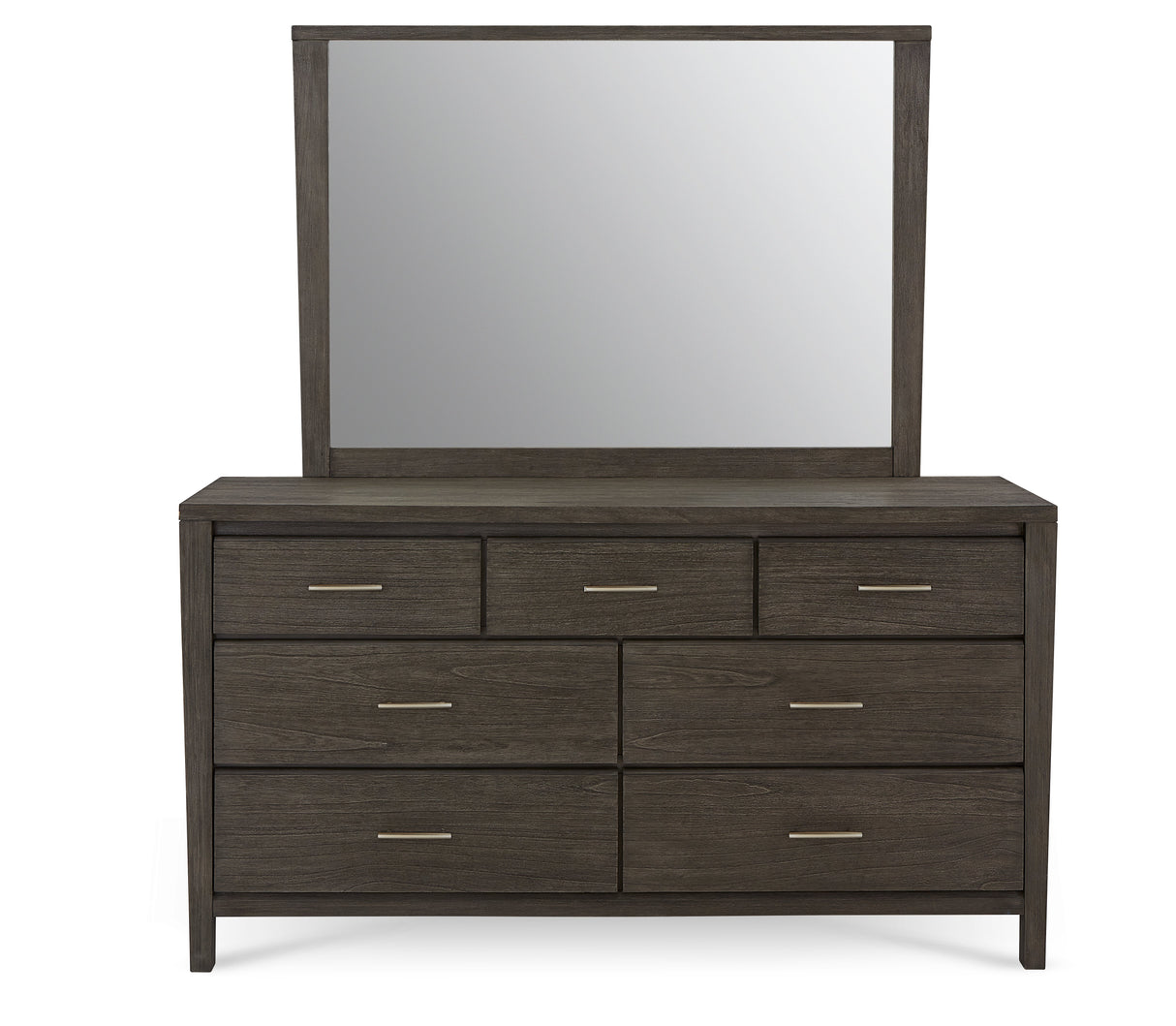 Nevis Seven Drawer Dresser in Sharkskin by Modus Furniture at Eve Furniture