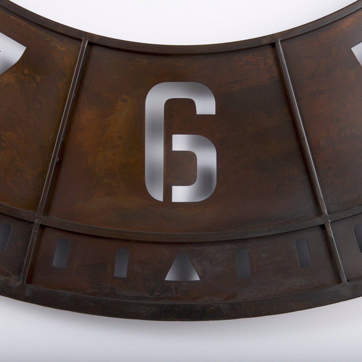 Newcastle Giant Oversize Industrial Wall Clock by Mercana at Eve Furniture