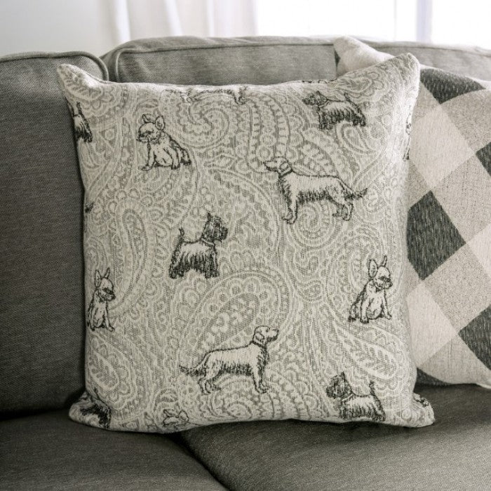 Newry Gray Sofa by Furniture of America at Eve Furniture
