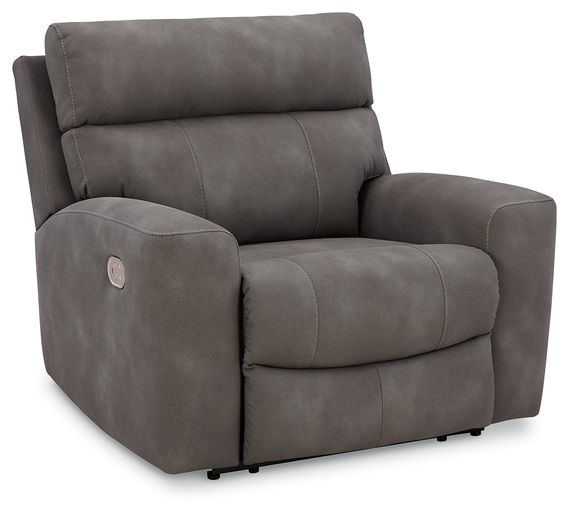 Next-Gen DuraPella Black/Gray Power Reclining Living Room Set by Ashley at Eve Furniture