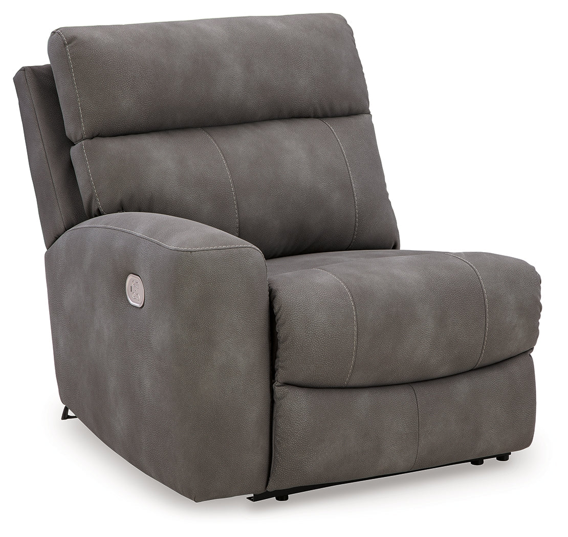 Next-Gen DuraPella Slate 5-Piece Power Reclining Sectional by Ashley at Eve Furniture
