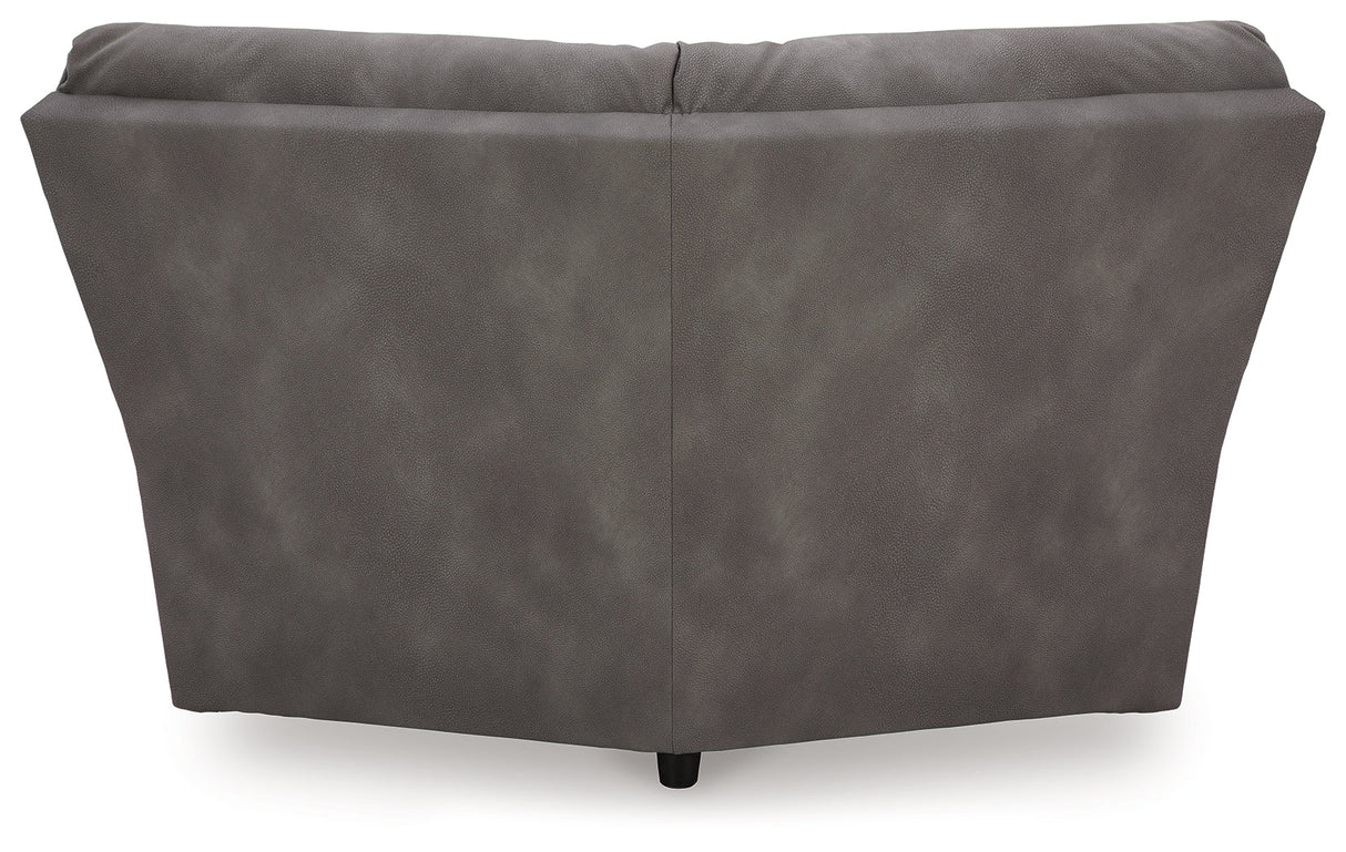 Next-Gen DuraPella Slate 5-Piece Power Reclining Sectional by Ashley at Eve Furniture