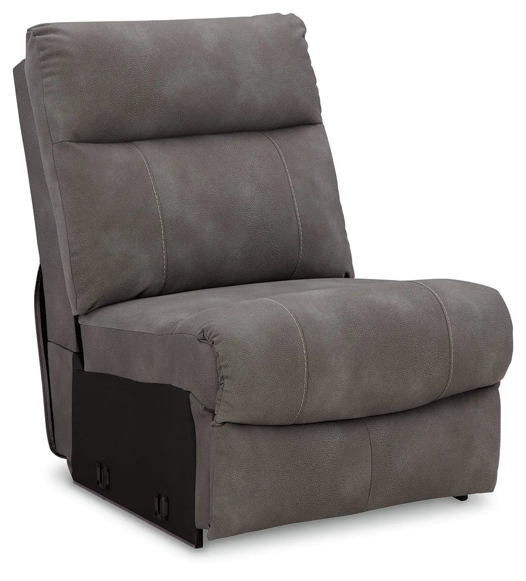 Next-Gen DuraPella Slate Armless Chair by Ashley at Eve Furniture