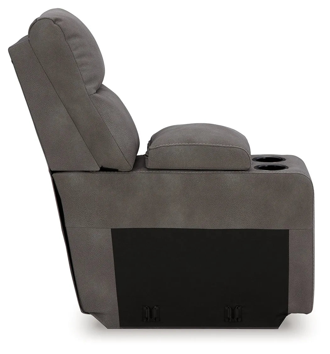 Next-Gen DuraPella Slate Console with Storage by Ashley at Eve Furniture