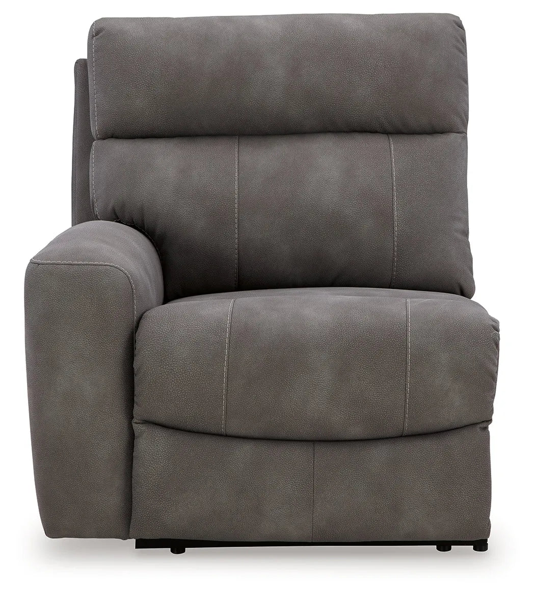 Next-Gen DuraPella Slate Left-Arm Facing Power Recliner by Ashley at Eve Furniture