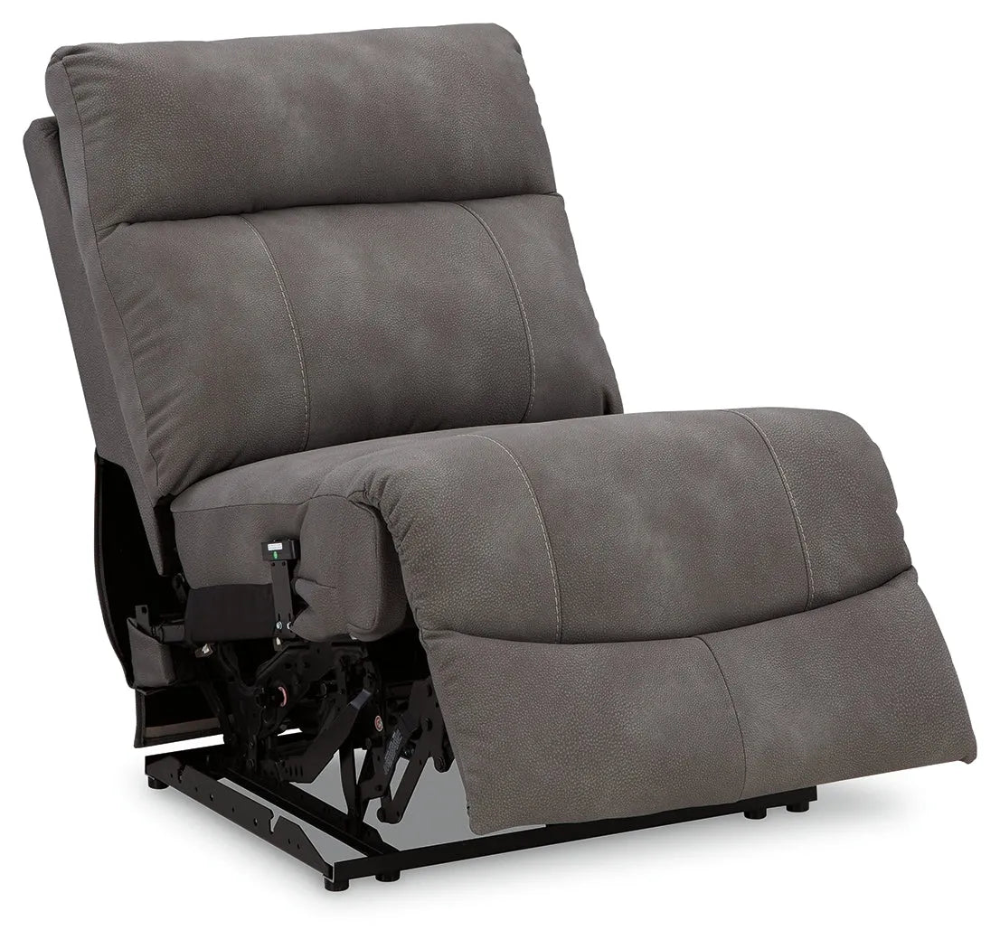 Next-Gen DuraPella Slate Power Armless Recliner by Ashley at Eve Furniture