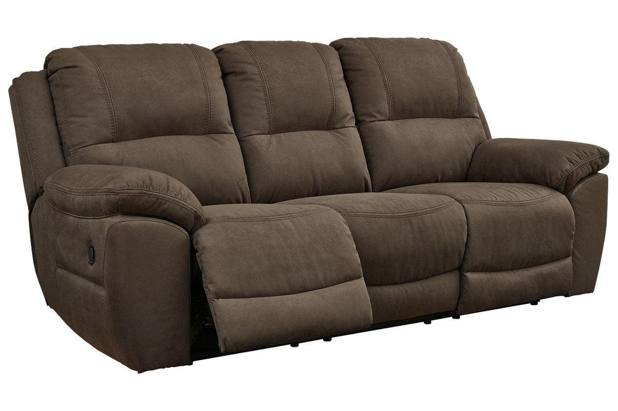 Next-Gen Gaucho Espresso Manual Reclining Sofa by Ashley at Eve Furniture
