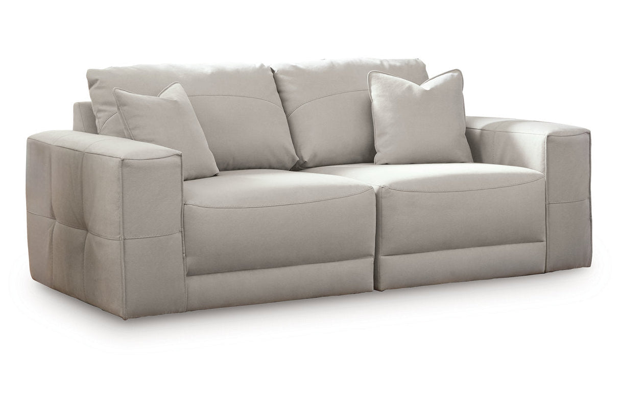 Next-Gen Gaucho Gray 2-Piece Sectional Loveseat by Ashley at Eve Furniture