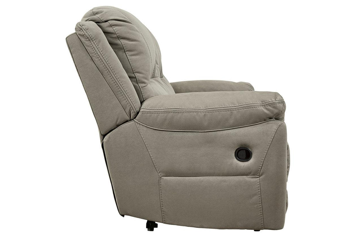 Next-Gen Gaucho Putty Manual Reclining Sofa by Ashley at Eve Furniture