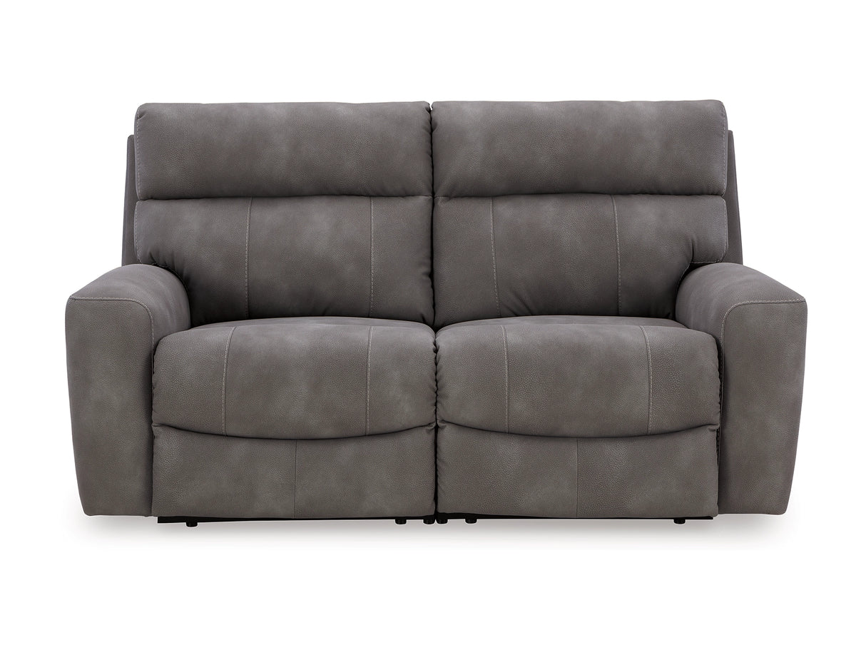 Next-Gen Slate DuraPella Sofa and Loveseat by Ashley at Eve Furniture
