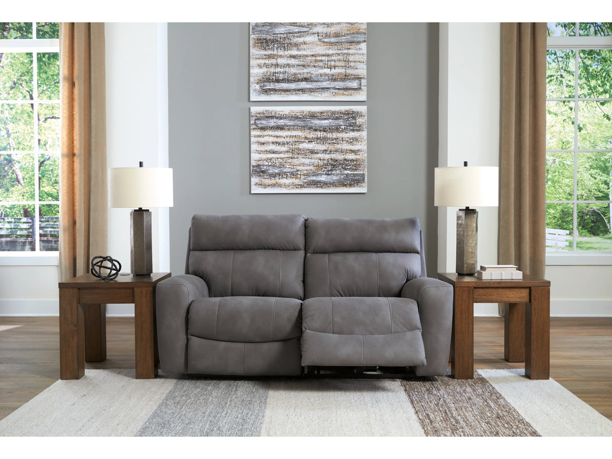 Next-Gen Slate DuraPella Sofa and Loveseat by Ashley at Eve Furniture