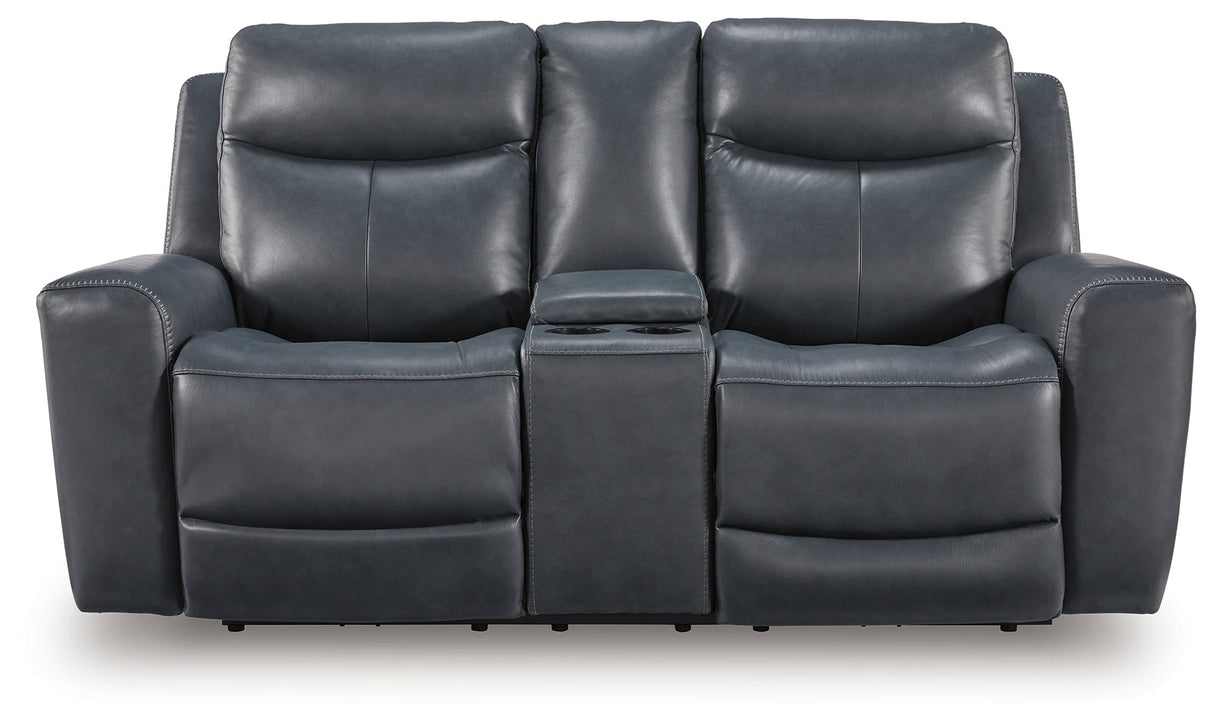 Next Move Admiral Power Reclining Loveseat by Ashley at Eve Furniture
