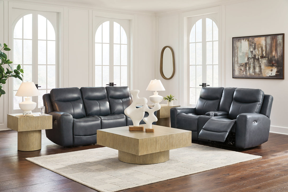 Next Move Admiral Power Reclining Sofa and Loveseat by Ashley at Eve Furniture