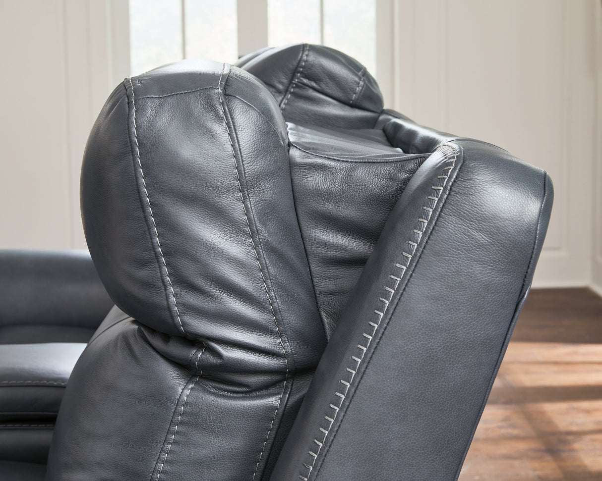 Next Move Admiral Power Reclining Sofa and Loveseat by Ashley at Eve Furniture