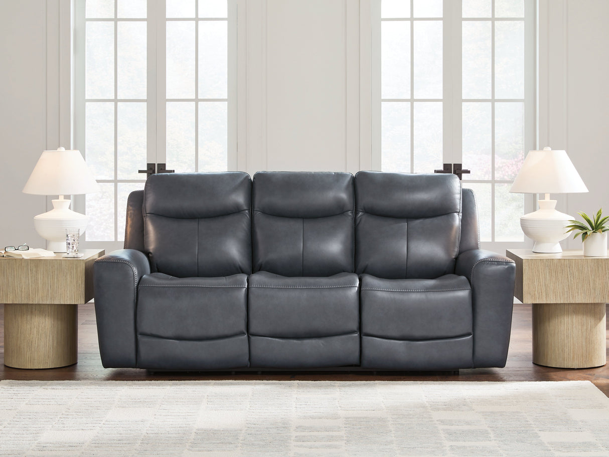 Next Move Admiral Power Reclining Sofa by Ashley at Eve Furniture