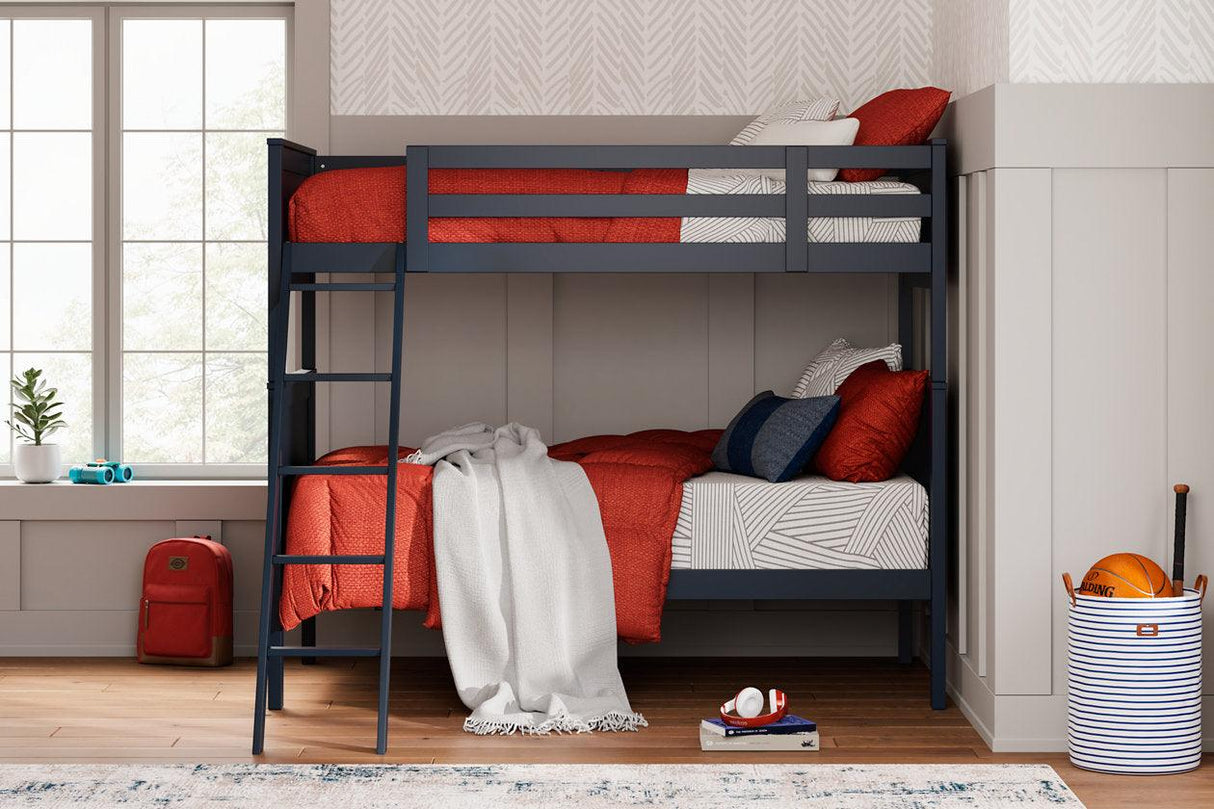 Nextonfort Blue Twin over Twin Bunk Bed by Ashley at Eve Furniture