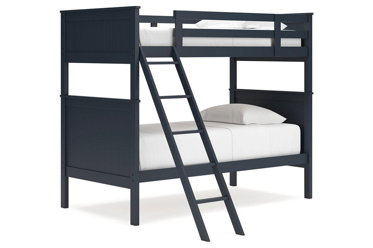 Nextonfort Blue Twin over Twin Bunk Bed by Ashley at Eve Furniture