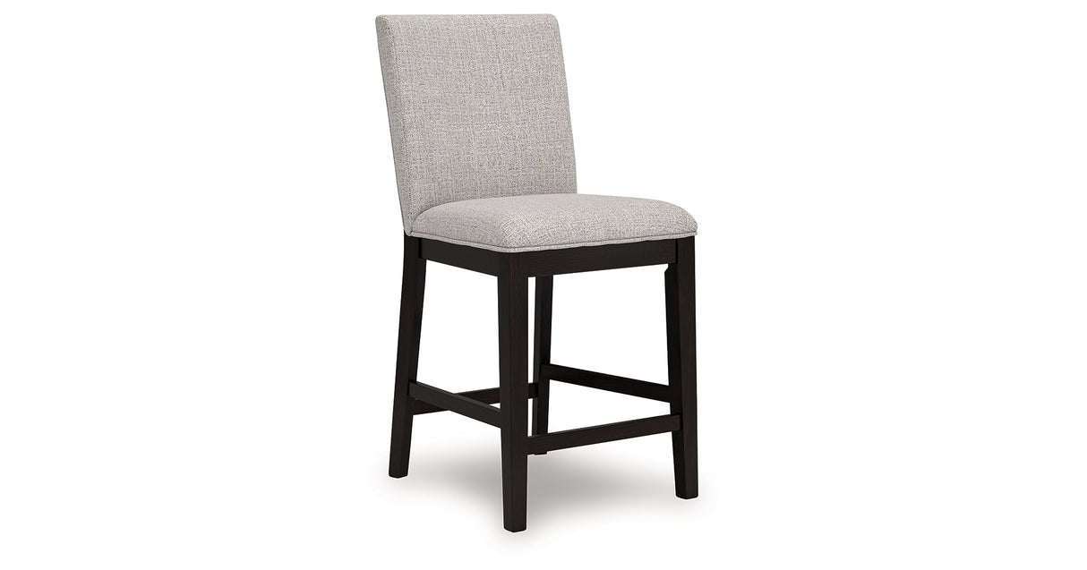 Neymorton Dark Grayish Brown Counter Height Set by Ashley at Eve Furniture