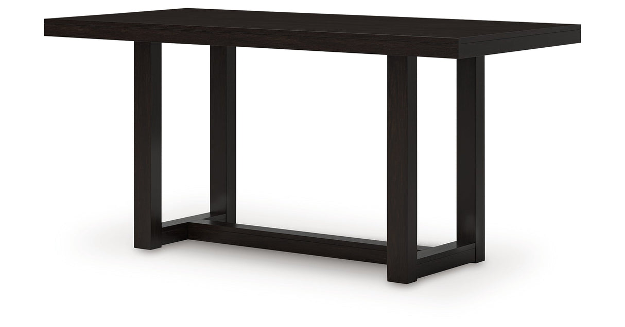 Neymorton Dark Grayish Brown Counter Height Set by Ashley at Eve Furniture