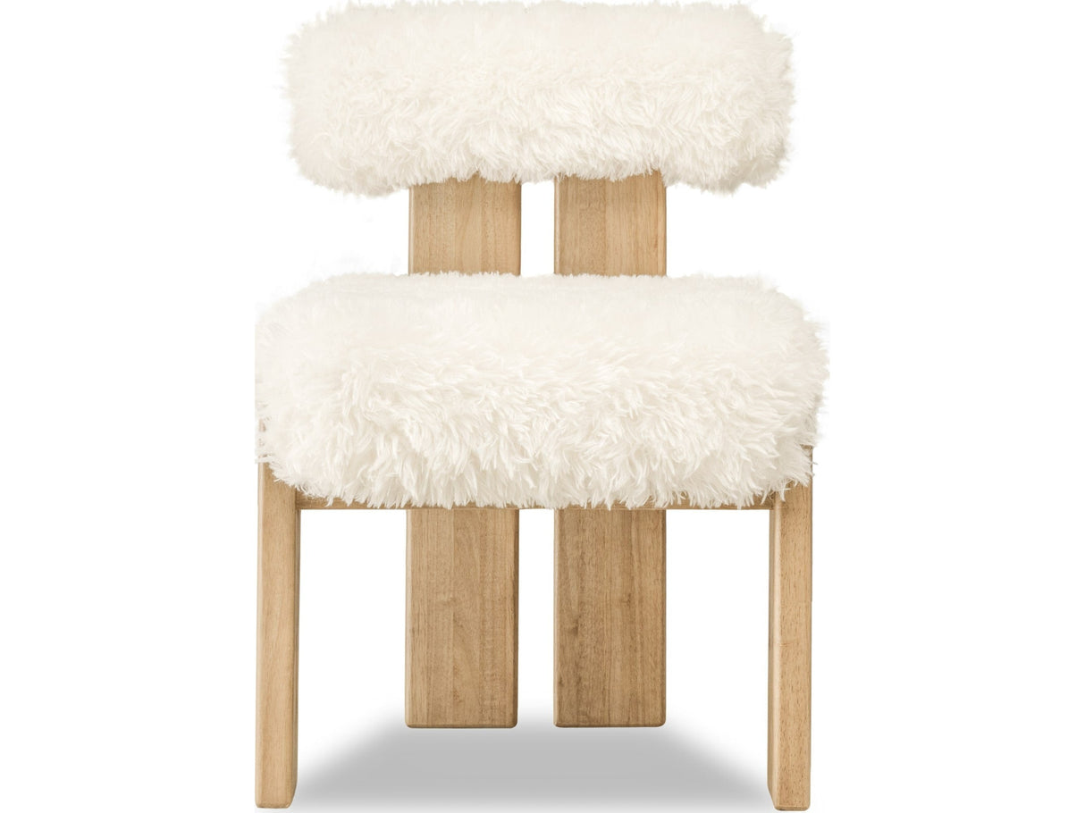 Nia Sheepskin/Lioness Dining Accent Chair (Set of 2) by Modus Furniture at Eve Furniture