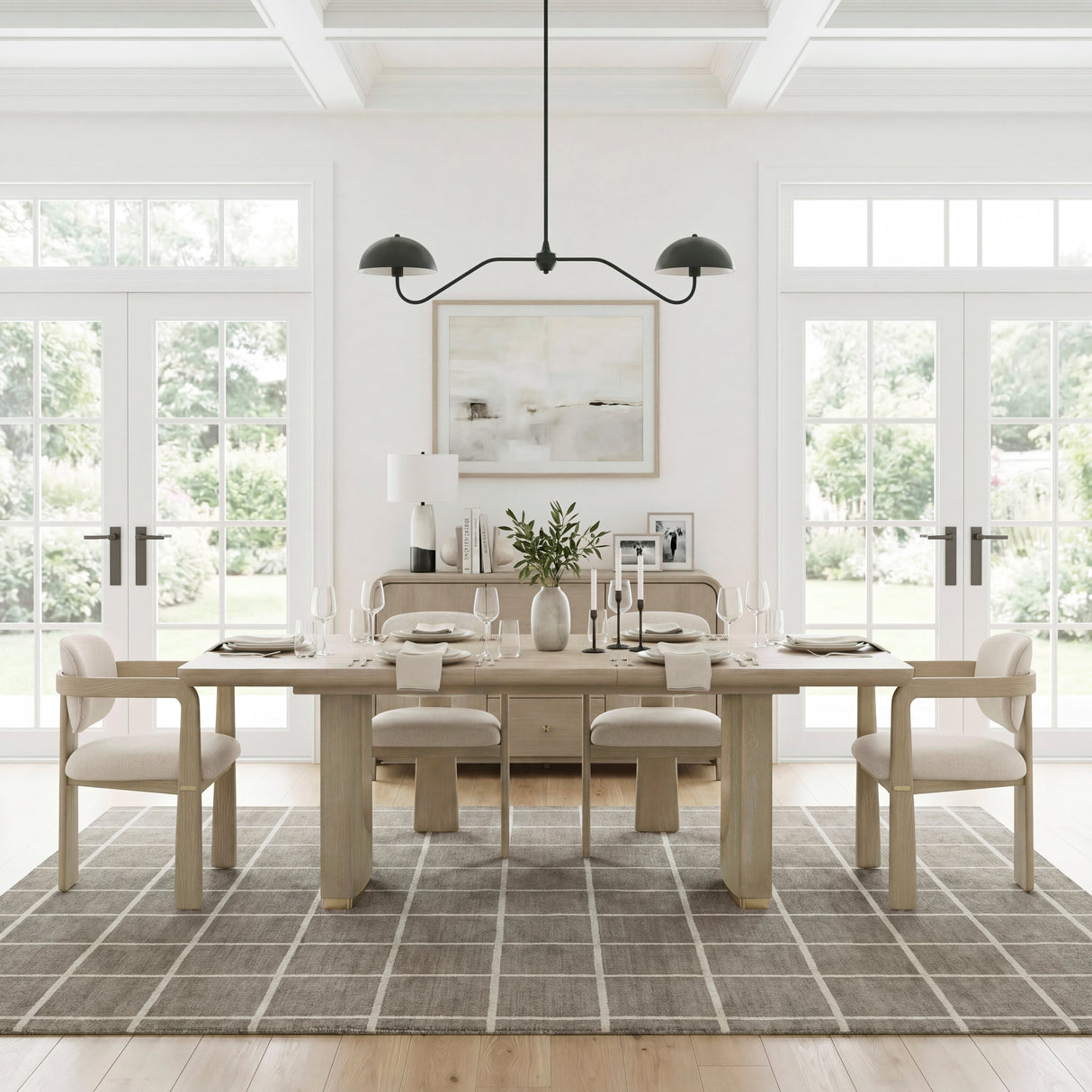 Niche Oak Server by Homelegance at Eve Furniture