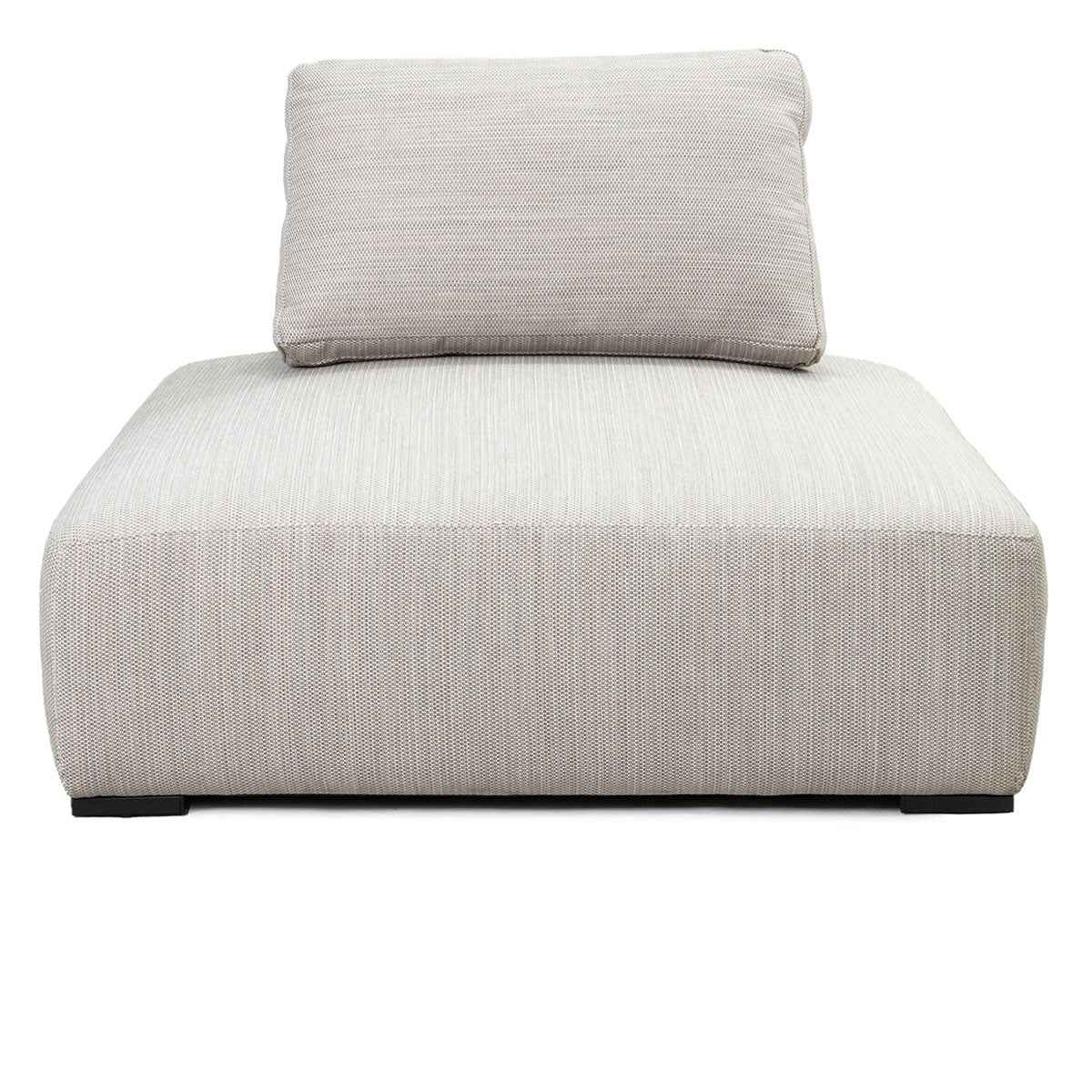 Nico Beige Outdoor Square Lounge Chair by Classic Home at Eve Furniture