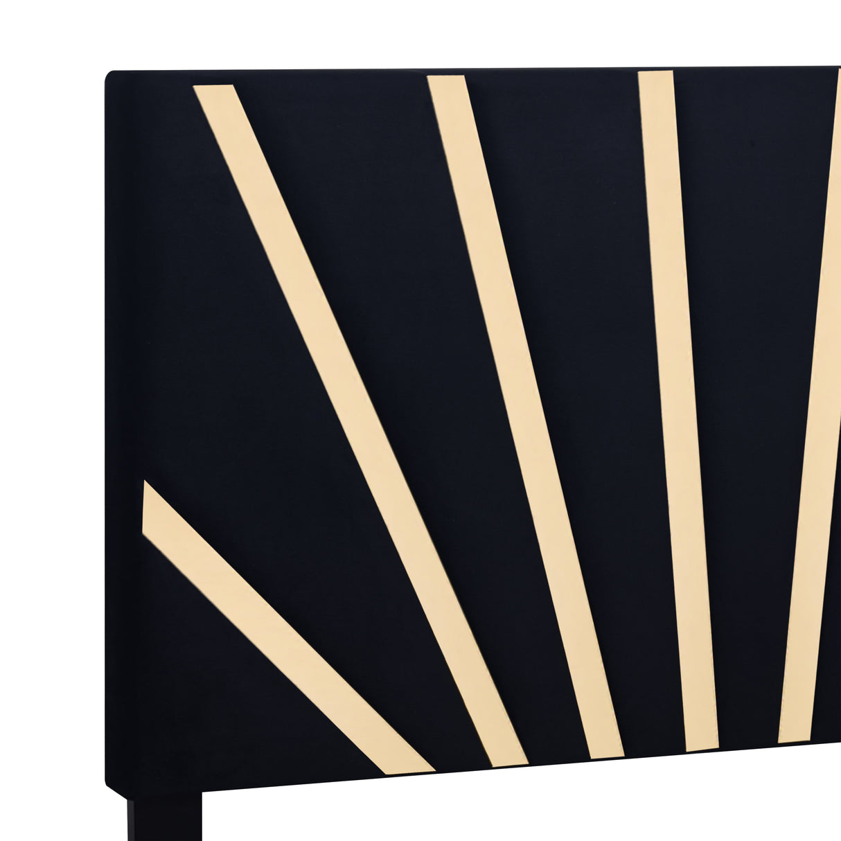 Nico Black Queen Platform Bed by Happy Homes at Eve Furniture