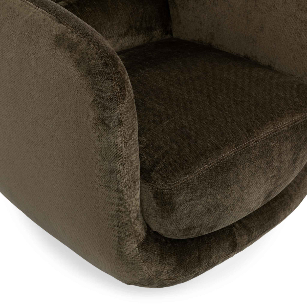 Nico Swivel Chair - Olive Green by Classic Home at Eve Furniture