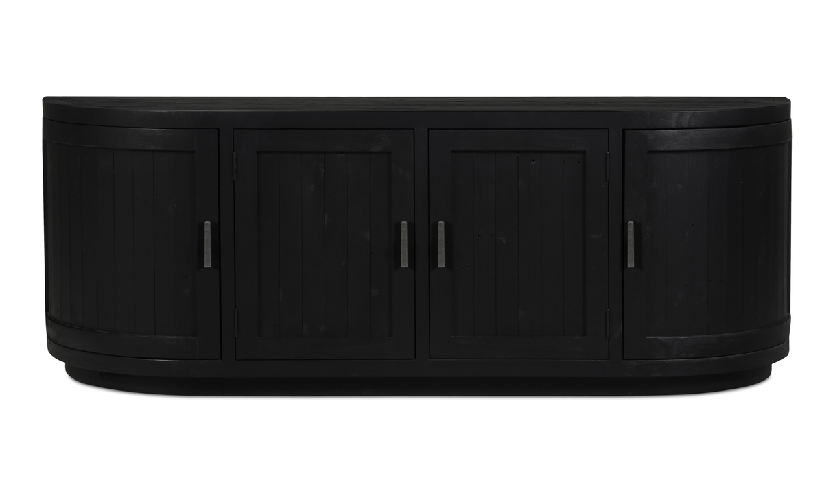 Nicola Media Cabinet Black by Moe's Home at Eve Furniture