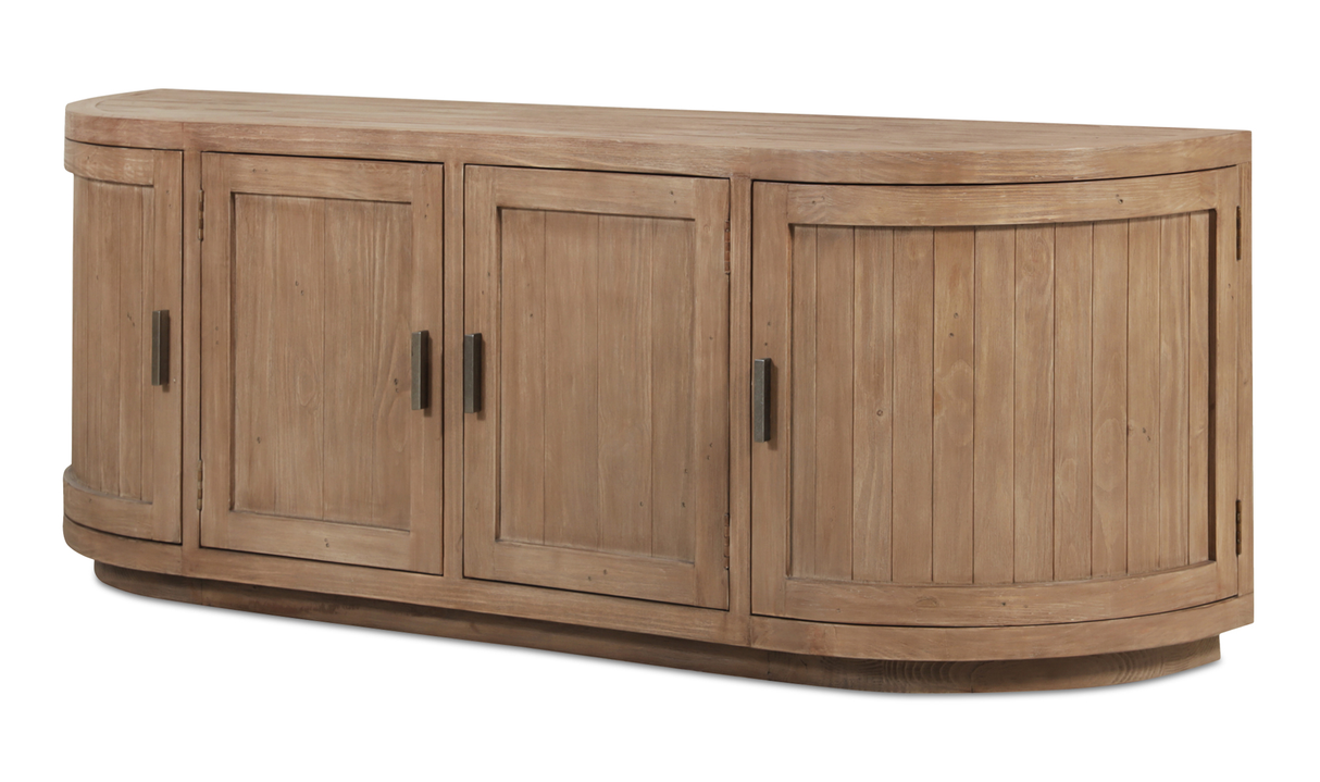 Nicola Media Cabinet - Natural by Moe's Home at Eve Furniture