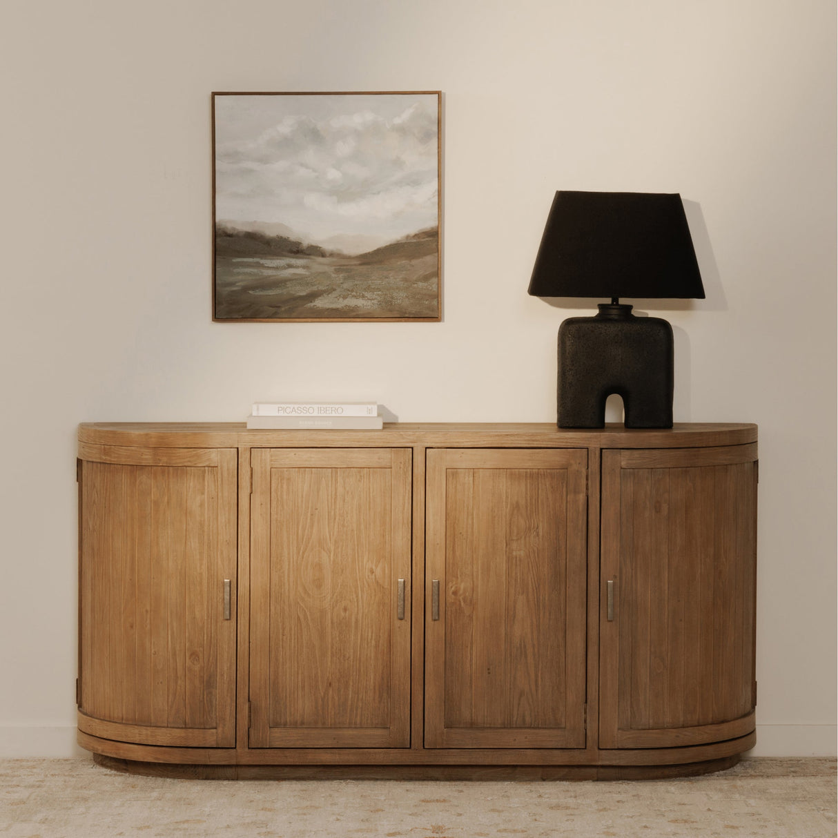 Nicola Natural Sideboard by Moe's Home at Eve Furniture