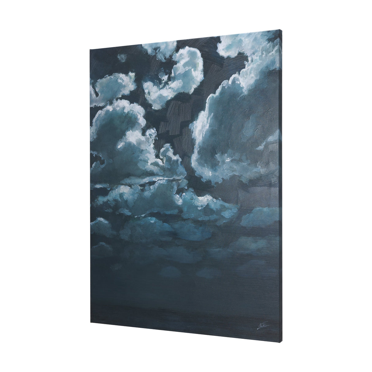 Night cloud II by Mercana Studio a Hand Embellished Textured Canvas by Mercana at Eve Furniture