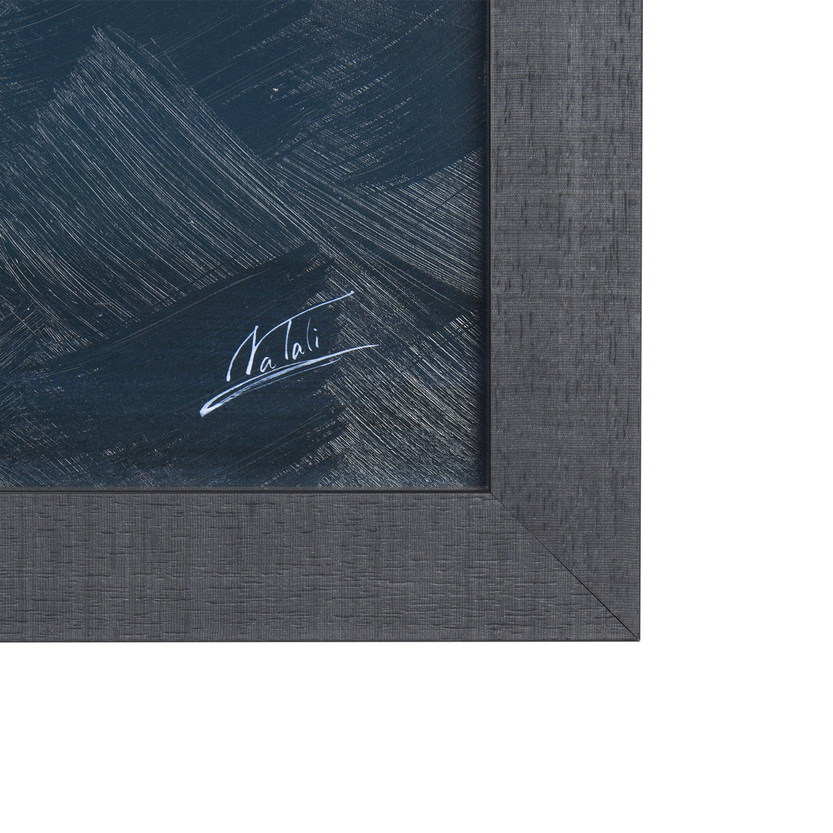 Night cloud II by Mercana Studio a Hand Embellished Textured Framed Art Print by Mercana at Eve Furniture