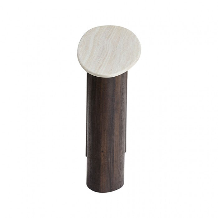 Nikos Dark Walnut Sofa Table by Furniture of America at Eve Furniture