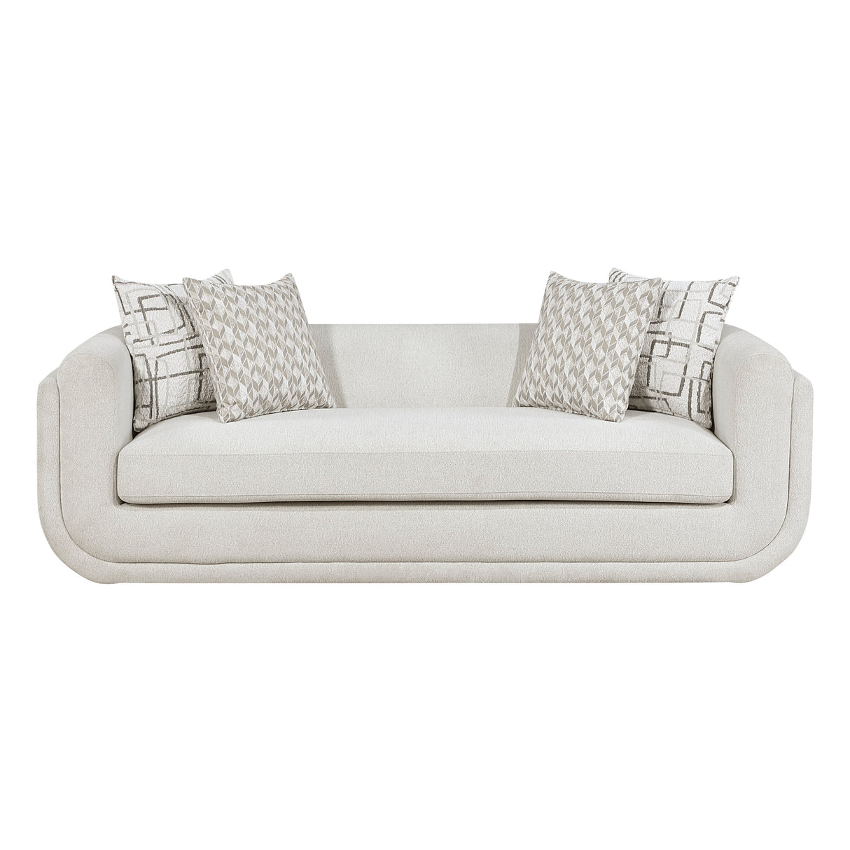 Nimbus Beige 2-Piece Living Room Set by Homelegance at Eve Furniture