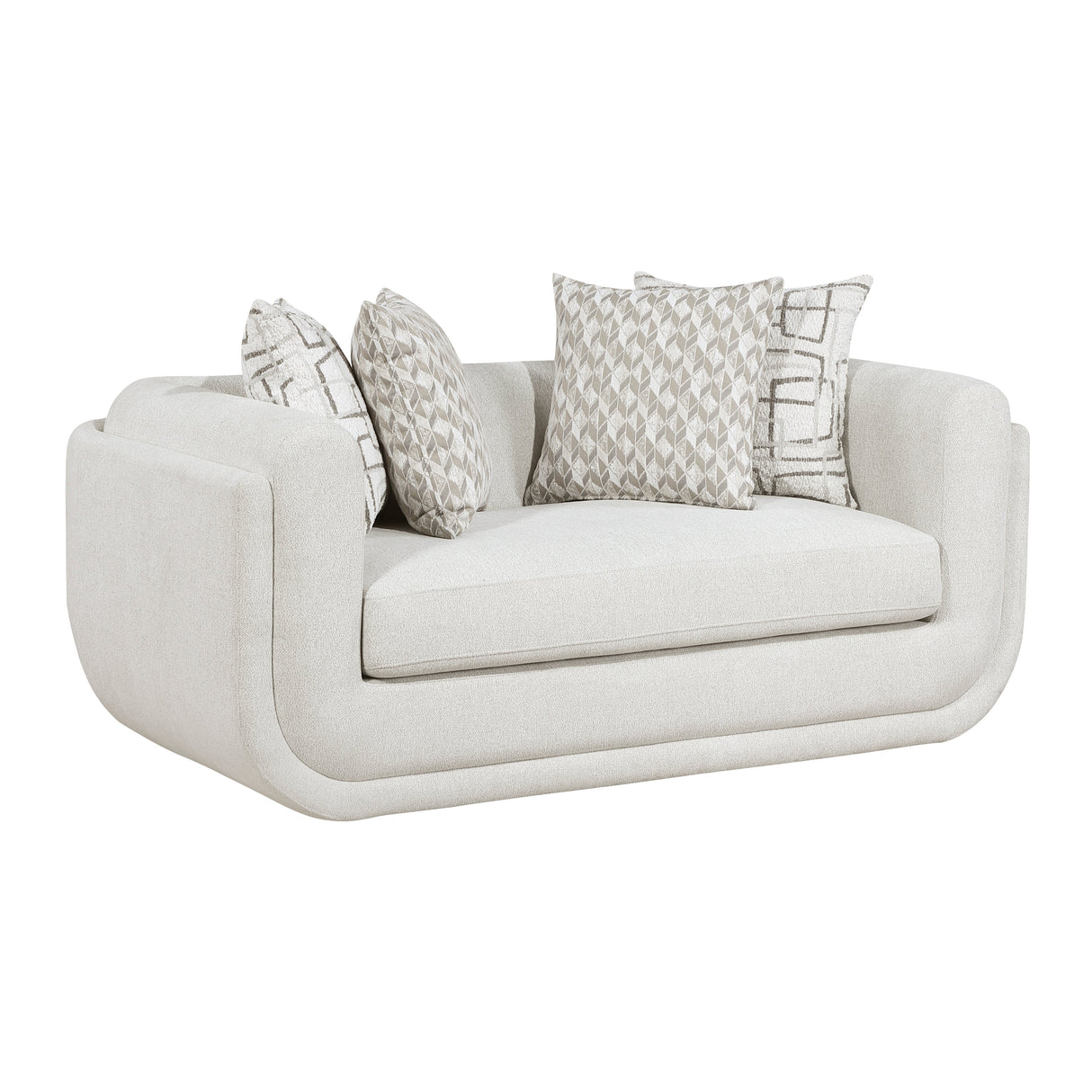 Nimbus Beige 2-Piece Living Room Set by Homelegance at Eve Furniture