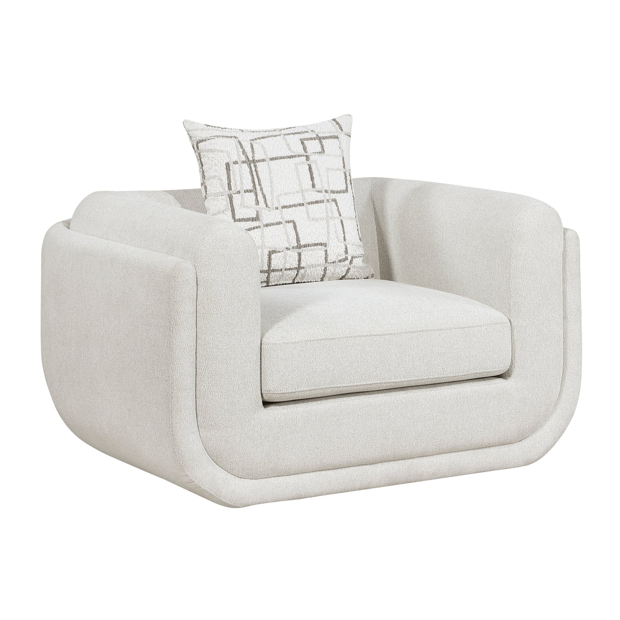 Nimbus Beige Chair by Homelegance at Eve Furniture