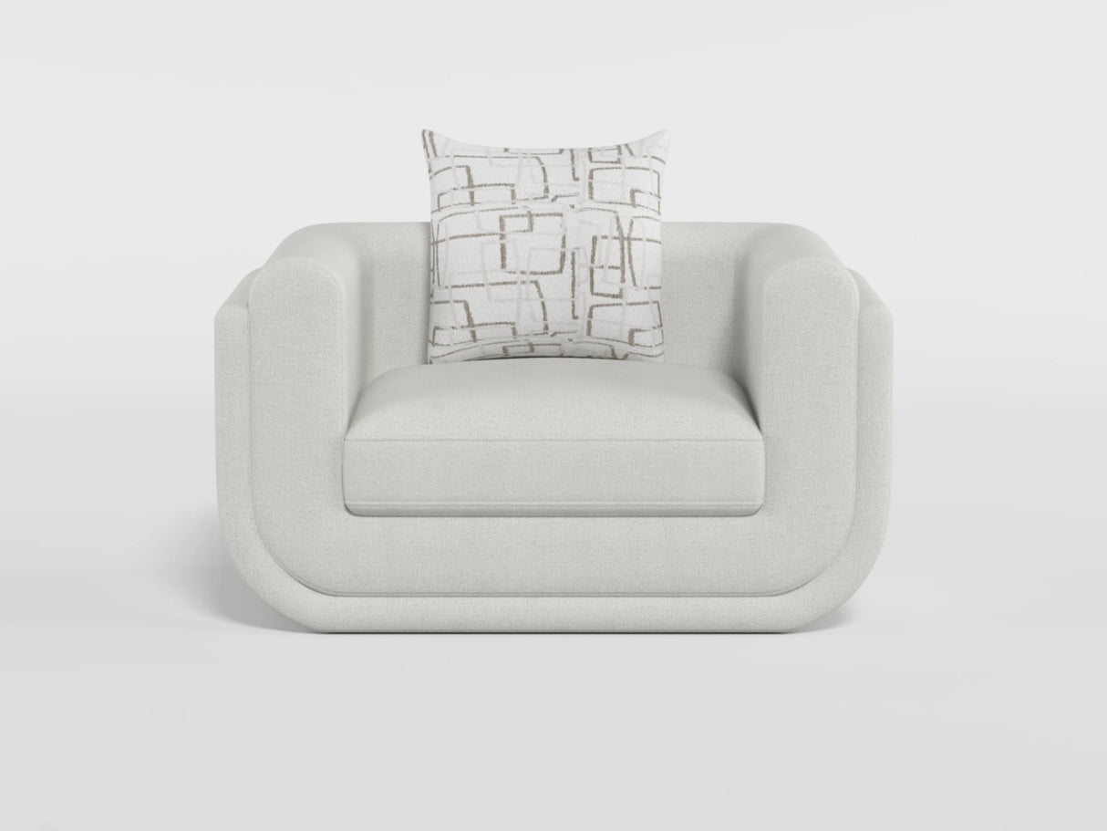 Nimbus Beige Chair by Homelegance at Eve Furniture