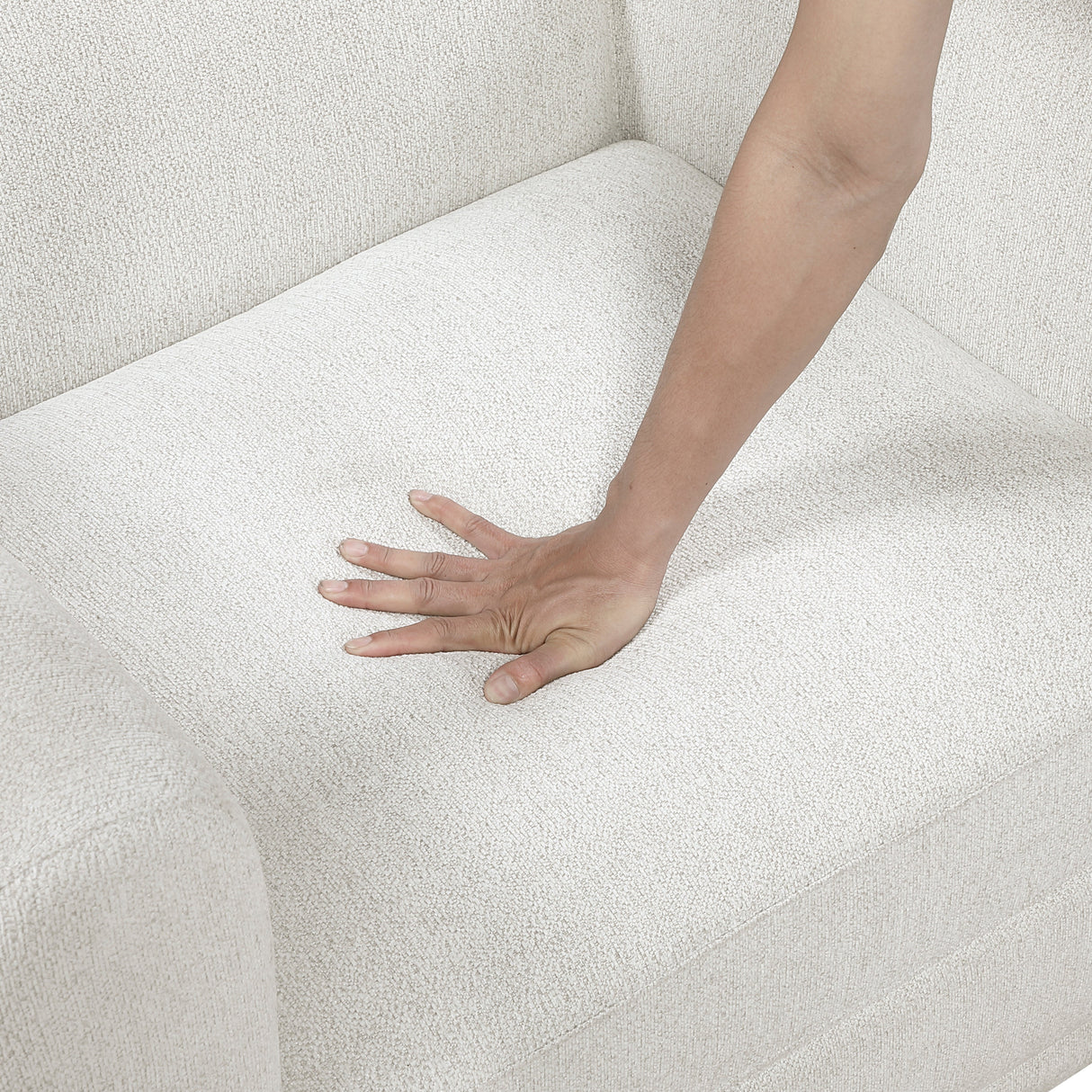 Nimbus Beige Chair by Homelegance at Eve Furniture
