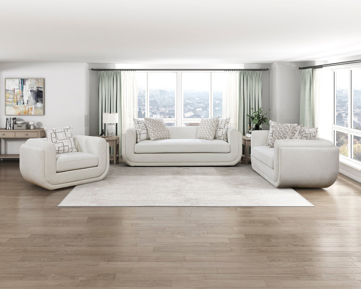 Nimbus Beige Chair by Homelegance at Eve Furniture