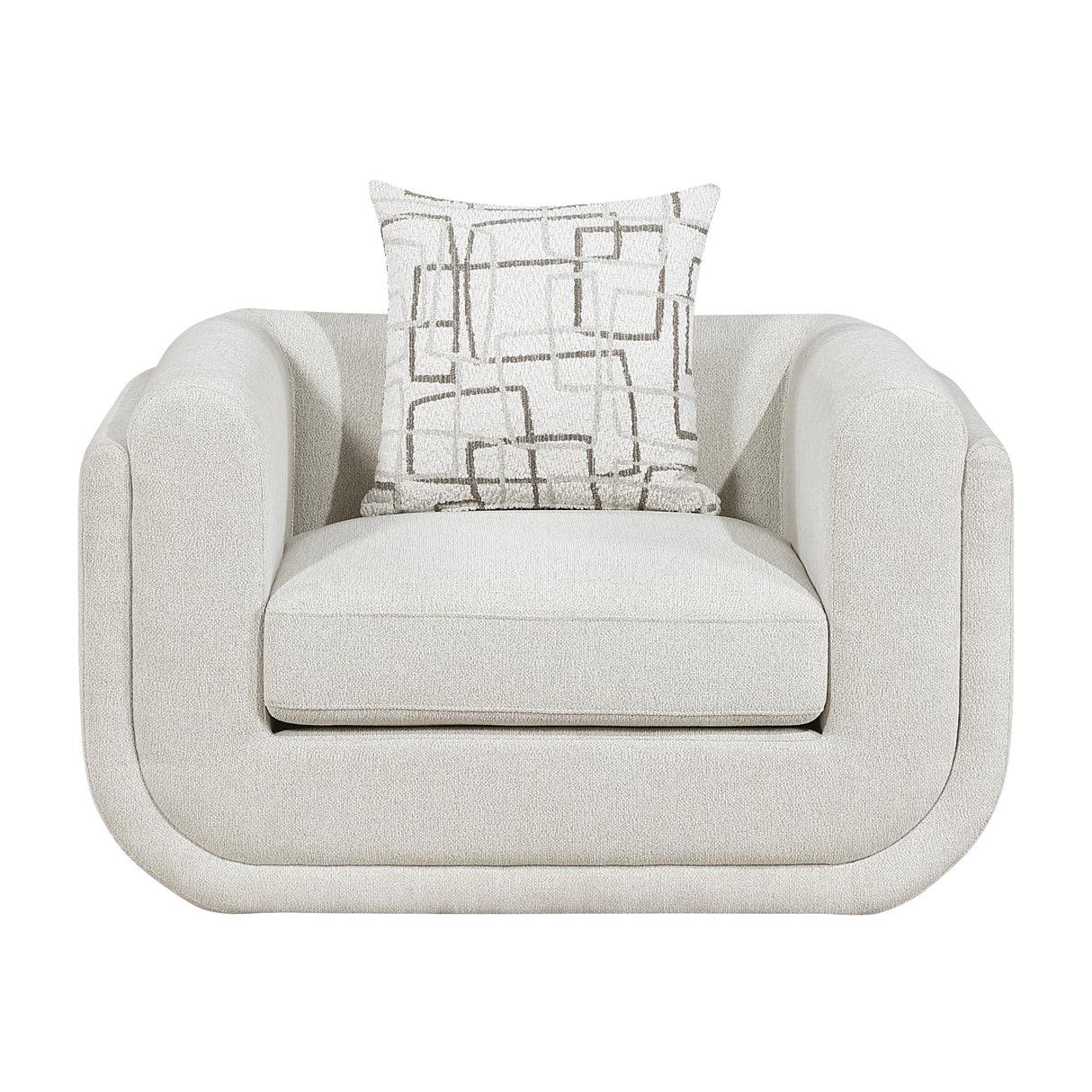 Nimbus Beige Chair by Homelegance at Eve Furniture