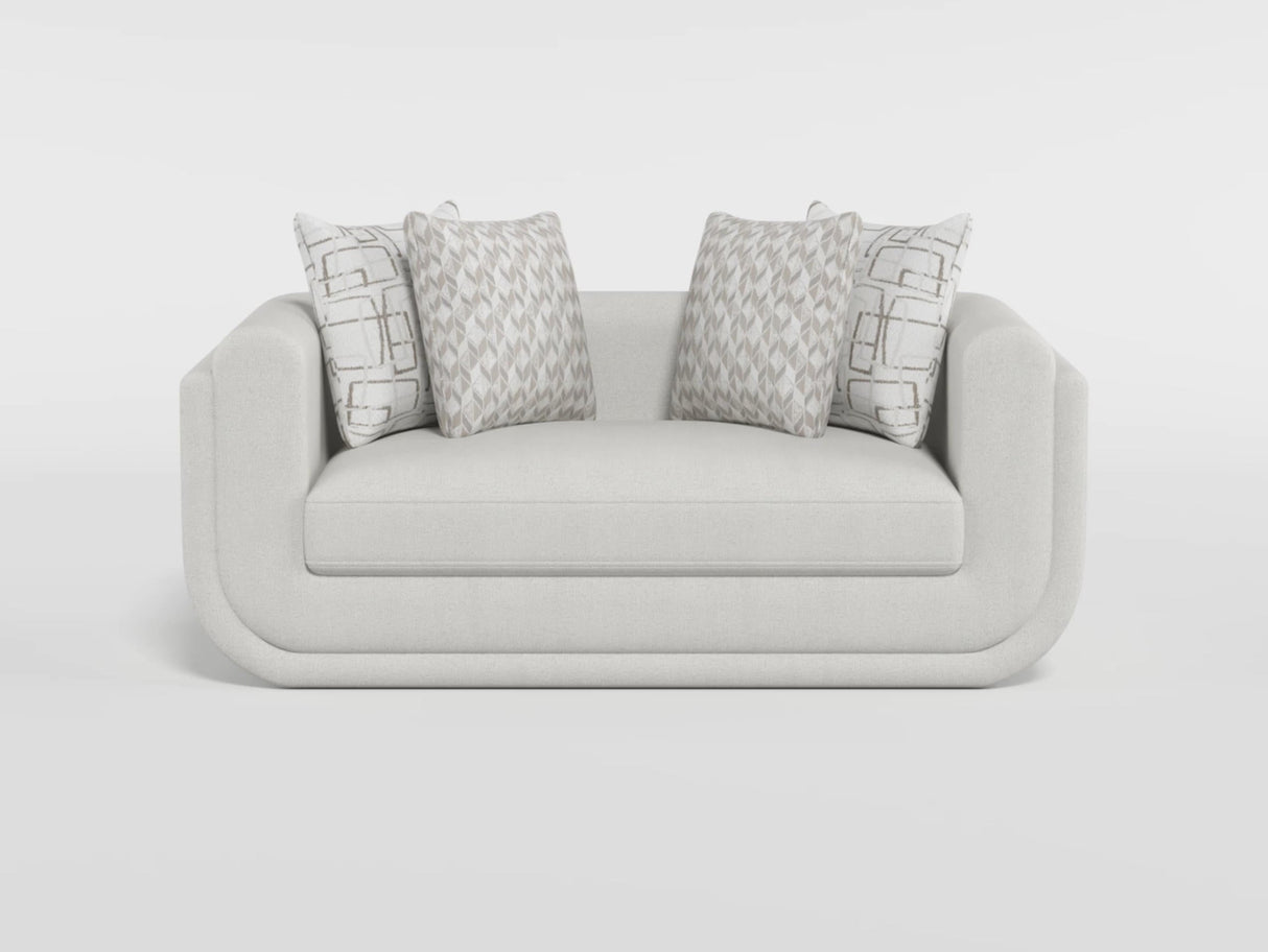 Nimbus Beige Loveseat by Homelegance at Eve Furniture