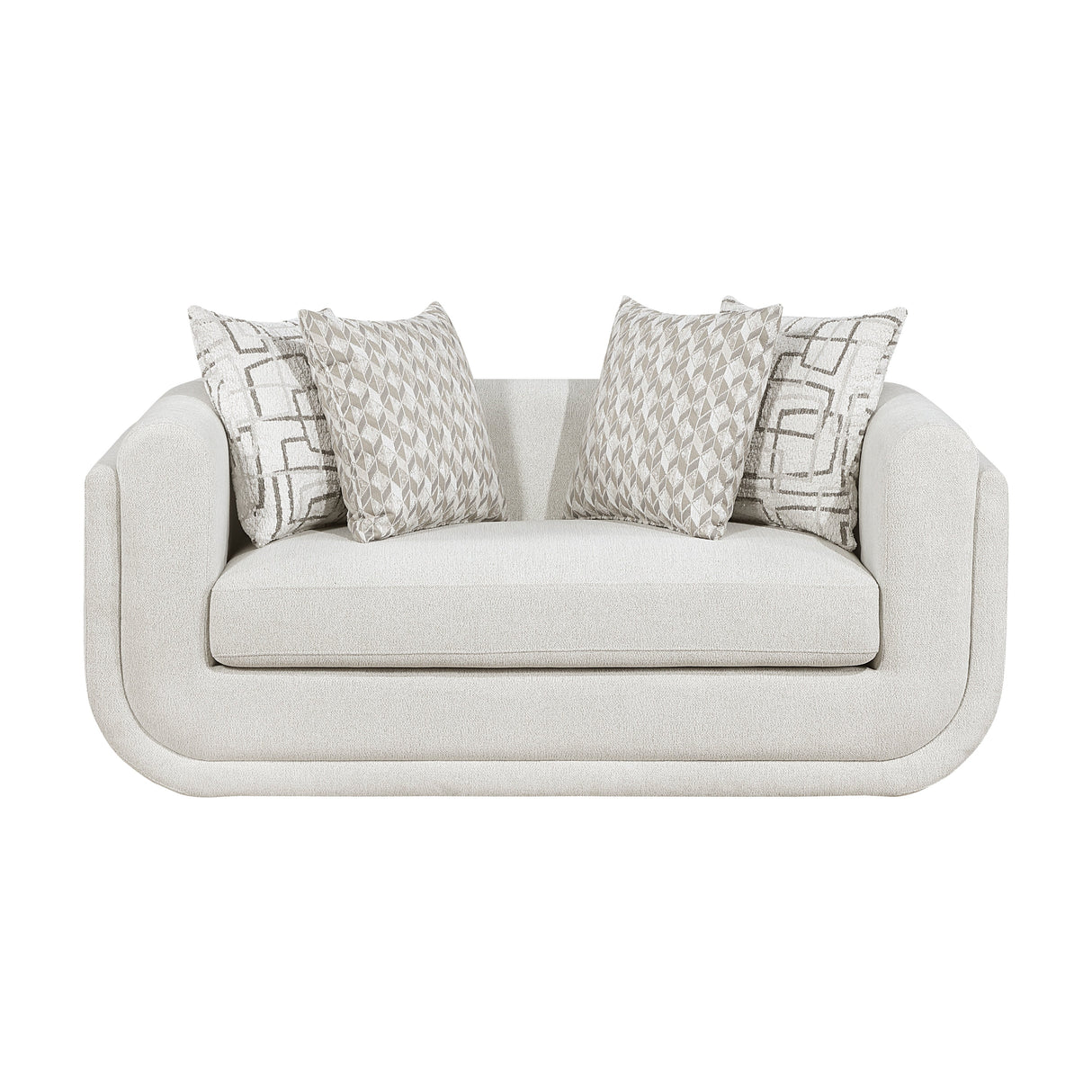 Nimbus Beige Loveseat by Homelegance at Eve Furniture