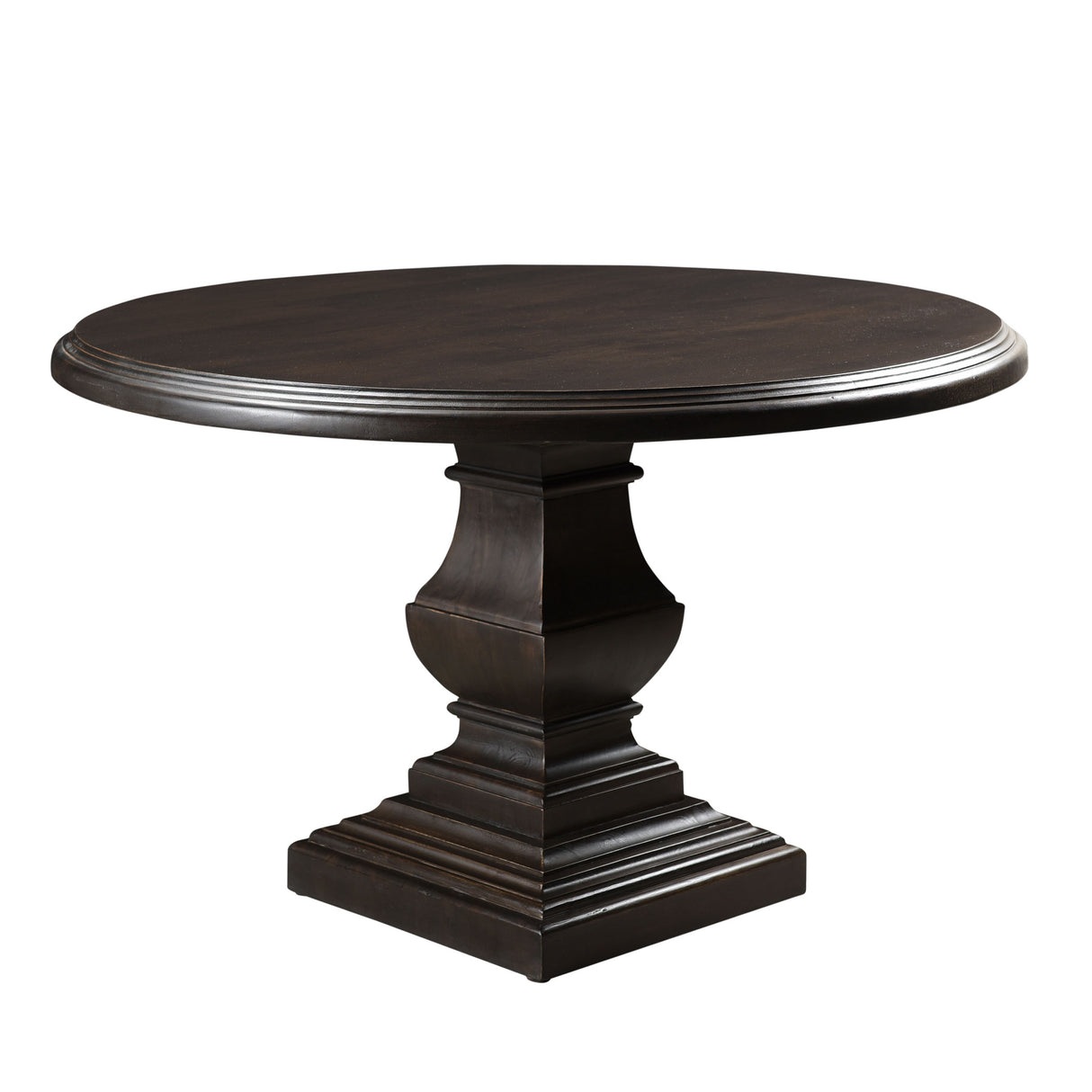 Nimes 48" Round Dining Table in Vintage Brown by Home Trends & Design at Eve Furniture