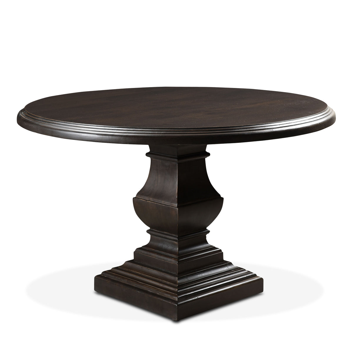 Nimes 48" Round Dining Table in Vintage Brown by Home Trends & Design at Eve Furniture