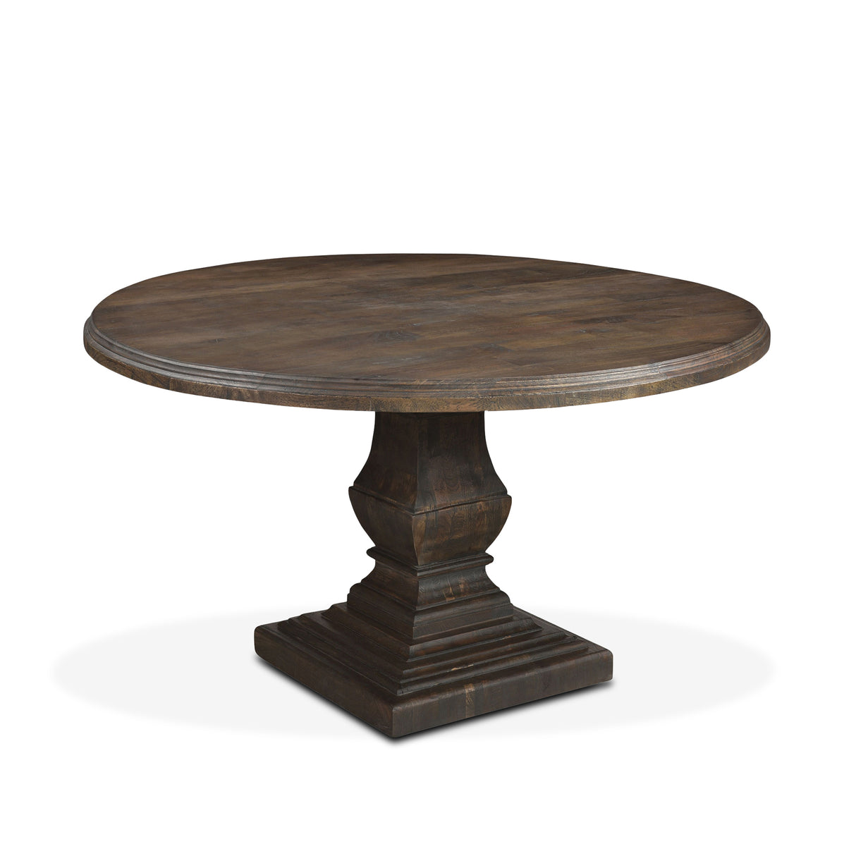 Nimes 48" Round Dining Table in Weathered Mango by Home Trends & Design at Eve Furniture