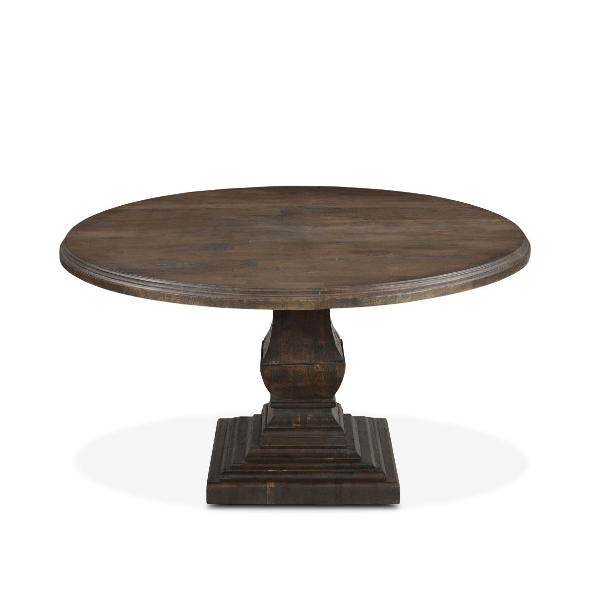 Nimes 48" Round Dining Table in Weathered Mango by Home Trends & Design at Eve Furniture