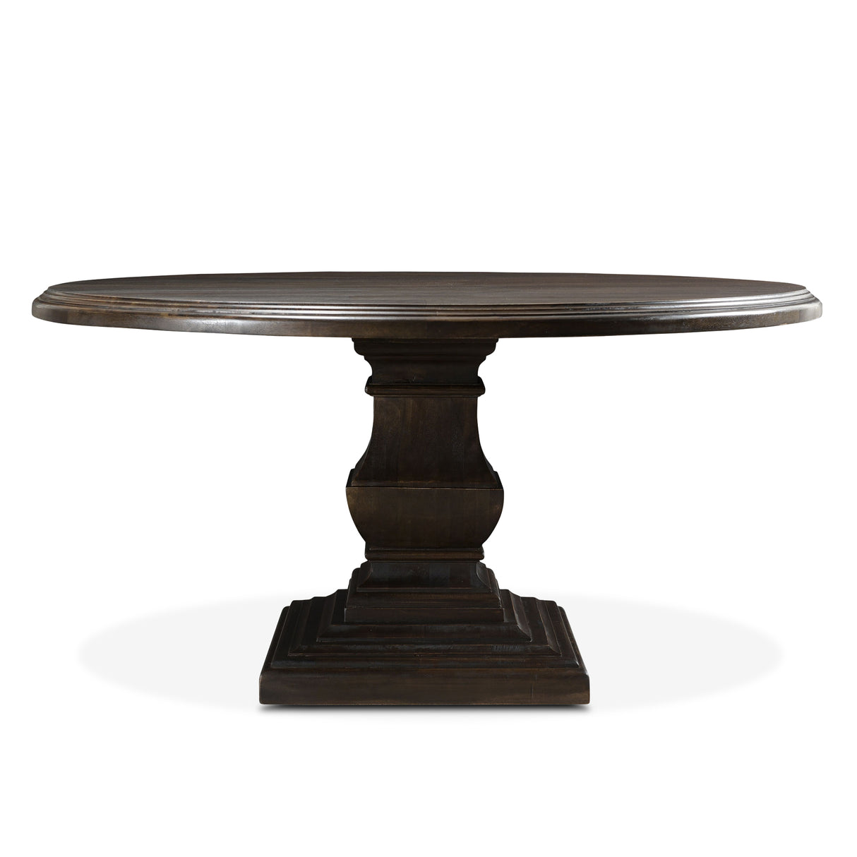 Nimes 60" Round Dining Table in Vintage Brown by Home Trends & Design at Eve Furniture