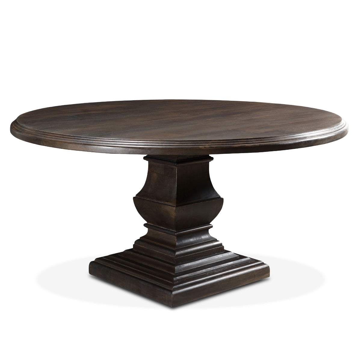 Nimes 60" Round Dining Table in Vintage Brown by Home Trends & Design at Eve Furniture